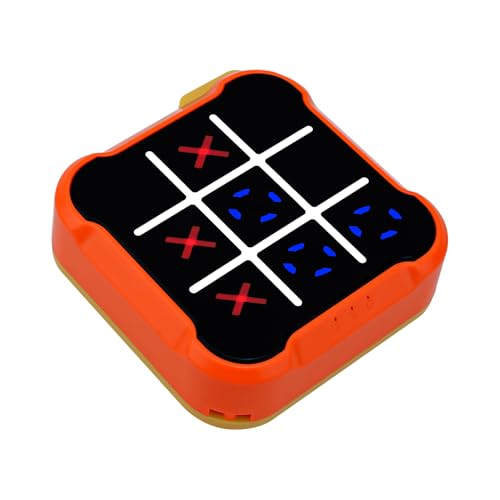 Elektronisches Tic-Tac-Toe-Spiel, 4-in-1 Tragbar Digital Tic-Tac-Toe Bolt Spiel Handheld Puzzle Spielkonsole für Kinder und Erwachsene Geschenke Bildung und Gedächtnisentwicklung Autofahrt von BTFO