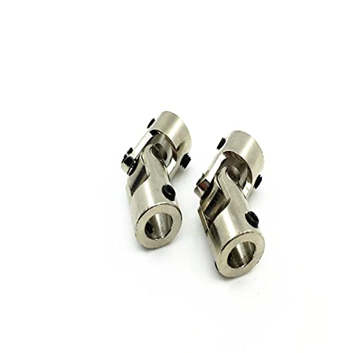 BTFWM 1 Stück 6 bis 4 mm 6 bis 5 mm 8 bis 8 mm Edelstahl-Metallgelenk-Kardankupplungen, for RC-Autoboot Aufhängungsgestänge für Modellautos(6 to 4mm 2pcs) von BTFWM