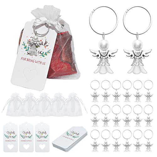 BTGHPI Hochzeits-Party-Schlüsselanhänger mit Kordelzug, Süßigkeitentüten, Hochzeitsgeschenk, Gast-Souvenir-Set von BTGHPI