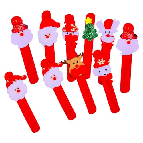 BTGHPI Weihnachten Klöppel Armband Kinder Klöppel Weihnachten Handgelenk Armband Dekoration Abschlussfeier Party Dekorationen von BTGHPI