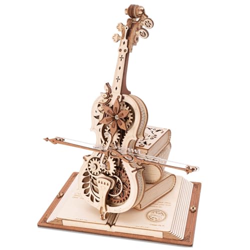 Violine Modell 3D Holz Puzzle Einfache Montage Kits Musikgeschenk für Jungen und Mädchen Weihnachten von BTGHPI