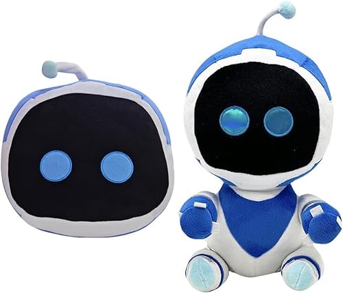 Astro Plush Bot Plush Toy, Blue Robot Stuffed Game Figurine Plush Doll, Soft Cartoon Stuffed Robot Plush, Halloween, Christmas, Birthday Choice for Boys Girls Game Fans Home Decor (C 2pcs) von BTJPRWXT