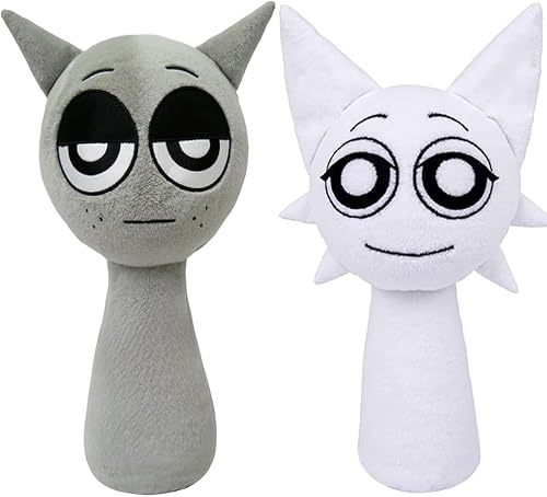 Sprunki Plush Doll, Cute Funny Music Game Fans Plush, Super Soft Stuffed Animal Doll Pillows Toy, Christmas Birthday Collectible Gifts for Boys Girls and Fans (2Pcs-e) von BTJPRWXT