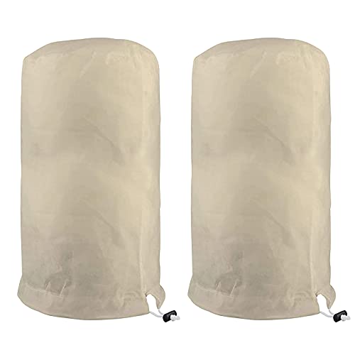 BTYQKZVPM,Schutzabdeckungen für Winterpflanzen, Gartenvlies-Frostschutz, Wintergemüse-Pflanzenabdeckungen,(Beige,120x180cm 2Pcs) von BTYQKZVPM