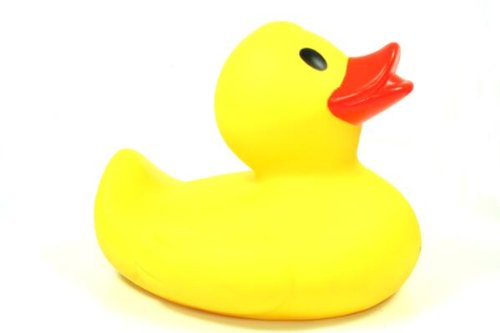 Badeente XL Quietscheente 19 cm Ente Gummiente Duck von BUBBULS