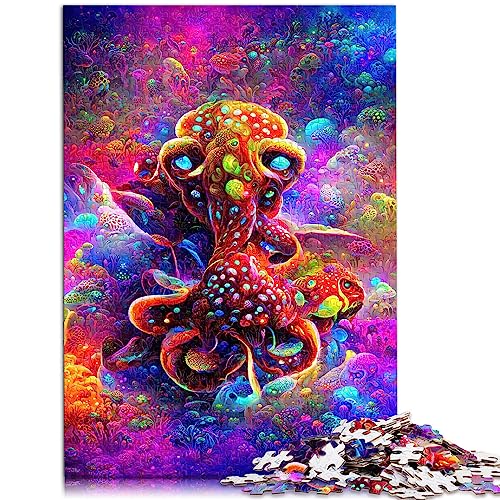 1000-teiliges Puzzle für Erwachsene, Unterwasserparadies, Polkad-Holzpuzzle, Cartoon-Puzzle, 50 x 75 cm von AITEXI