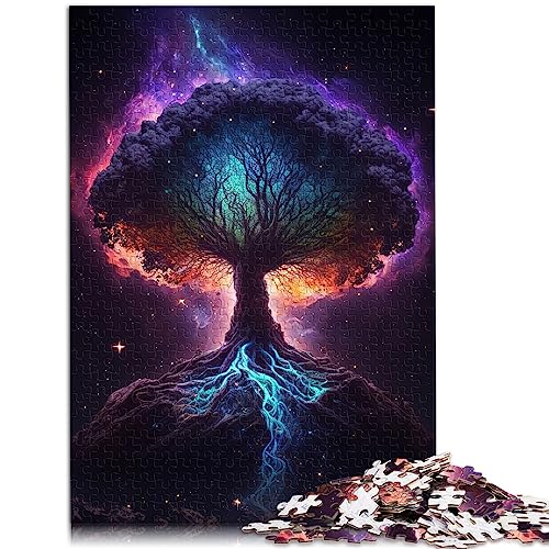 Baum des Universums 1000 Puzzles für Erwachsene. Holzpuzzles für Erwachsene und Kinder ab 12 Jahren, 50 x 75 cm von BUBELS