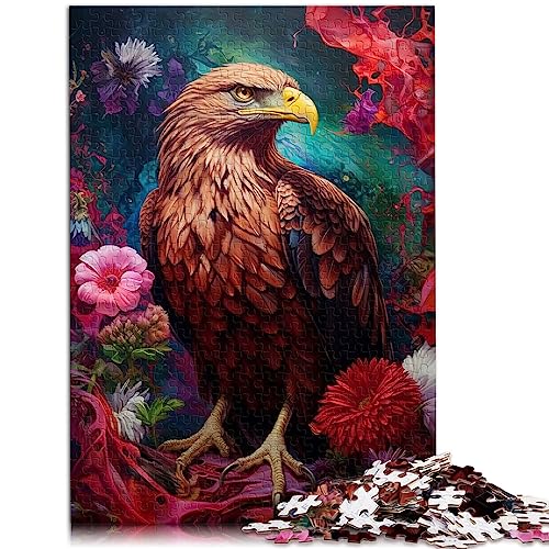 Der Adler und der Garten, Puzzle für Erwachsene, Geschenke, Holzpuzzle, Erwachsene, 38 x 52 cm von BUBELS