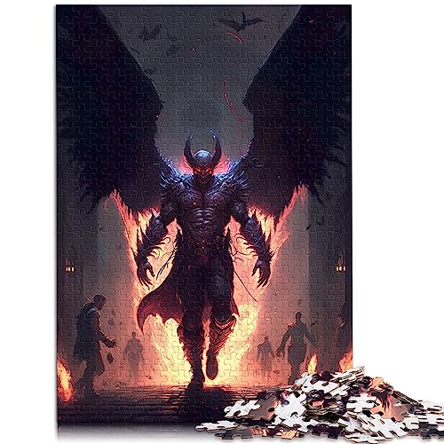 Erwachsene 1000 Teile Puzzle Winged Warrior Premium Recyceltes Brett Intellektuelles Spiel 10,27 x 14,96 Zoll von BUBELS