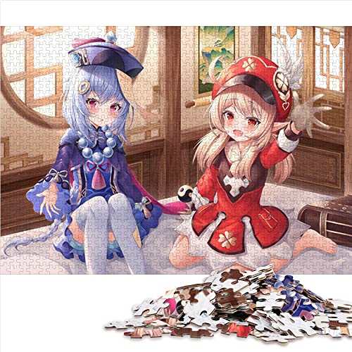 Genshin Impact Qiqi Puzzle 500 Teile Holzpuzzle Tolles Geschenk für Erwachsene | Spiele 14,96 x 20,47 Zoll von BUBELS