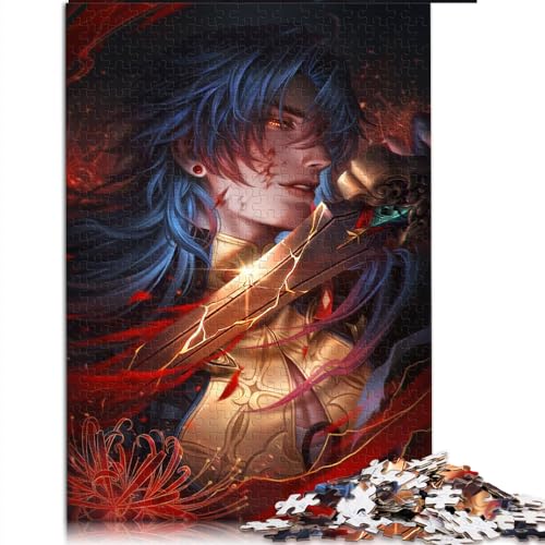 Honkai Star Rail Blade-Puzzles für Erwachsene und Kinder, Premium-Brett, 100% recycelt, Lernspielzeug, Lernspielzeug, Familienspiele, 26 x 38 cm von BUBELS