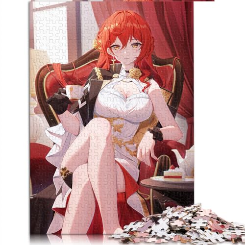 Honkai Star Rail Himeko-Puzzles, 1000 Teile, für Teenager, Geschenke, Premium-Karton, präzise ineinandergreifende Spielzeuge zum Stressabbau, 26 x 38 cm von BUBELS