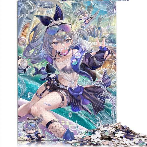 Honkai Star Rail Silver Wolf Puzzle 500 Teile für Erwachsene Holzpuzzle Kinder Lernen Lernspielzeug Familienspiele Weihnachten Geburtstagsgeschenke 14,96 x 20,47 Zoll von BUBELS