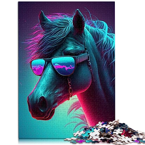 Horsewave-Puzzle | Puzzles 1000 Teile für Erwachsene, Holzpuzzle, Spielspielzeug, 50 x 75 cm von BUBELS