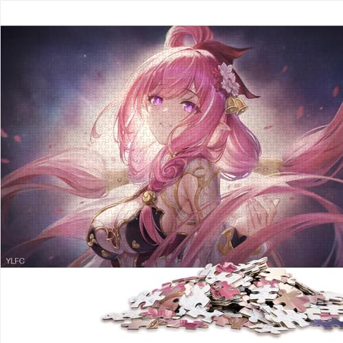 Houkai Gakuen Elysia Puzzles für Erwachsene, 1000 Teile, hochwertiges, 100% recyceltes Brettpuzzle, praktisches Spiel, 26 x 38 cm von BUBELS