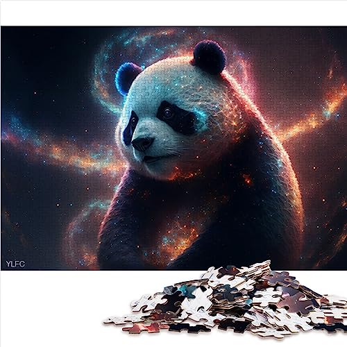 Panda 1000 Puzzleteile für Erwachsene, Premium-Karton, präzises Zusammenstecken, EIN Kunstwerk, 26 x 38 cm von AITEXI