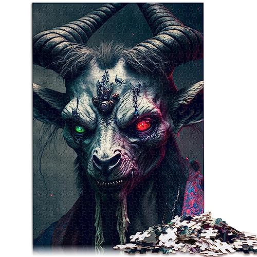 Puzzle 1000 Teile Die Augen des Teufels Premium-Karton Präzise ineinandergreifende Puzzle-Geschenke für Erwachsene 26 x 38 cm von BUBELS