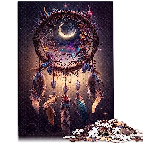 Puzzle 1000 Teile für Erwachsene Dreamcatchers Dance Holzpuzzle Lustige Puzzles 50x75cm von BUBELS