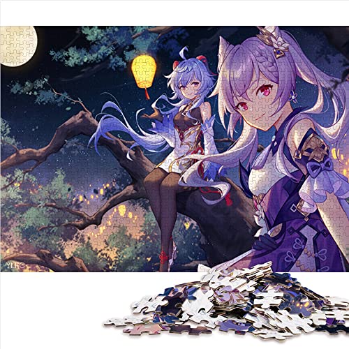 Puzzles 1000 Teile für Erwachsene Genshin Impact Keqing, 100% recycelter Karton für Erwachsene und Kinder, Geschenkidee, 26 x 38 cm von AITEXI