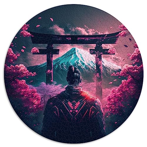 Puzzles für Erwachsene, 1000 Teile, Der Weg des Samurai, kugelförmiges Puzzle, Papppuzzle, 26,5 x 26,5 Zoll von AITEXI