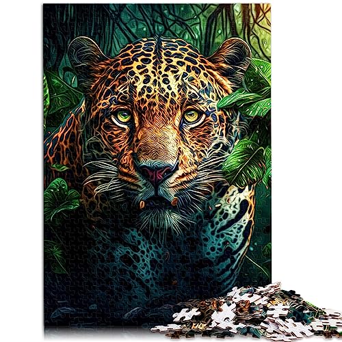 Puzzles für Erwachsene, Puzzle Jaguar, Holzpuzzle für Erwachsene und Kinder ab 12 Jahren, 50 x 75 cm von BUBELS