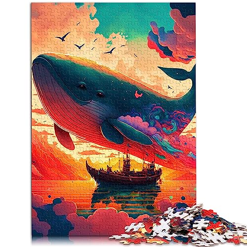 Wale Reise-Puzzles für Erwachsene, 1000 Teile, hochwertiges, 100% recyceltes Brett für Erwachsene, Puzzle-Geschenke, 26 x 38 cm von BUBELS