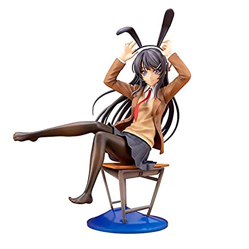 Seishun Butayarou Wa Bunny Girl Senpai No Yume Wo Minai Mai Sakurajima Hoch 7,8 Zoll PVC Figure - Anime-Mädchen-Statue Modell - Schlafzimmer Tabelle/Desktop-Dekor for Anime Fans von BUCULTD