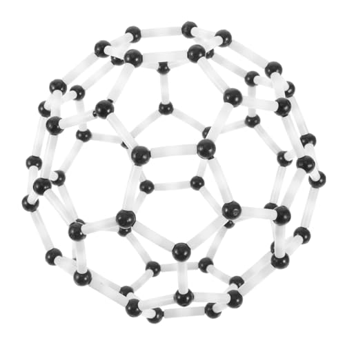 BUGUUYO 1 Satz Unfertiges C60 Molekülstrukturmodell DIY C60 Chemiemodell Kunststoffkomponenten Zum Lehren Und Lernen Für Den Unterricht von BUGUUYO