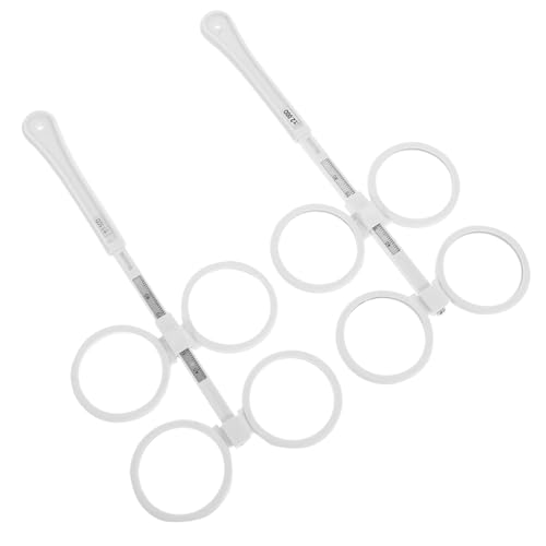 BUGUUYO 2 Stk Amblyopie-trainingsbrille Spiegelfolie Ophthalmologische Flip-linse Flipper Für Die Ophthalmologische Optometrie Ophthalmologisches Optometrie-flipper-instrument Glas von BUGUUYO