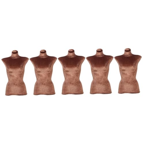 BUGUUYO 5 Stücke Mannequin Kleid Stand Abdeckung Für Weibliche Samt Mannequin Oberkörper Abdeckung Stoff Dekorative von BUGUUYO