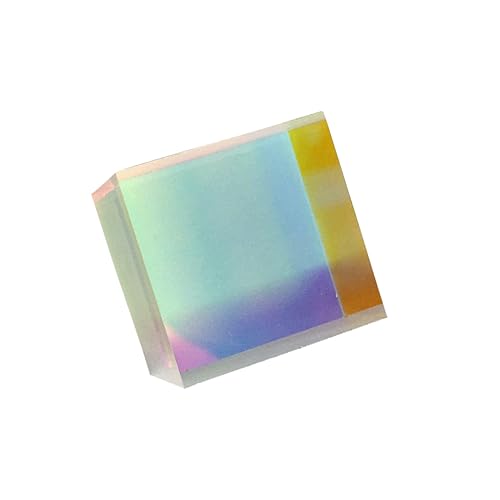 BUGUUYO RGB Dispersion Prisma Optisches Würfel Prism Für Physik Experimente Und Dekoration 10x10x10mm Farbige Lichtbrechung Und Reflexion von BUGUUYO