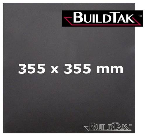 BUILDTAK Druckbettbeschichtung Original 3D Printing Surface - Black 355 x 355mm BT355X355 von BUILDTAK