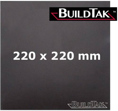 BUILDTAK Druckbettfolie 220 x 220mm Printplate BT220X220 von BUILDTAK