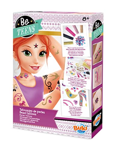 BUKI BE107 - Be Teens - Perlen-Tattoos, 20 x 5 x 28 cm, Rosa von BUKI France