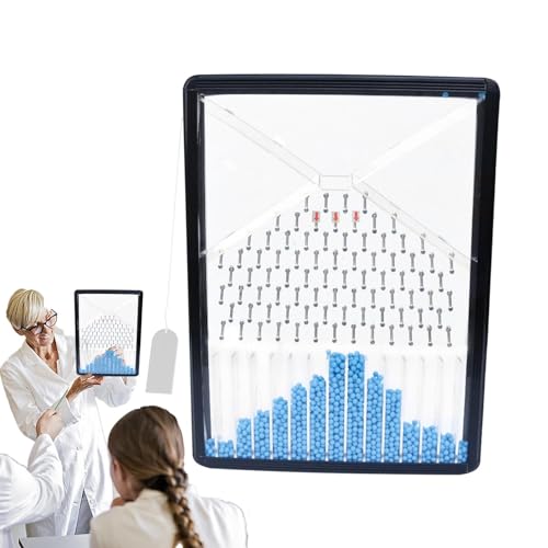 BUKISA Bell Curve Board, Bell Curve Schreibtischspielzeug | Demonstrationstool für physikalische Labore | Effektive Demonstration statistischer Gesetze, Experimentierplatten, statistische Gesetze, von BUKISA