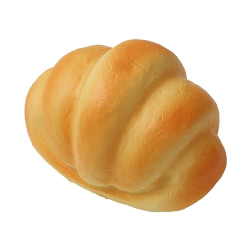 BUKISA Toastscheiben-Stressspielzeug, Quetschbares Stressspielzeug, Sensorisches Fidget-Spielzeug, Ananas-Brötchen/Brötchen/Croissant/Raupen-Spielzeug, Reißfeste Fake-Toast von BUKISA