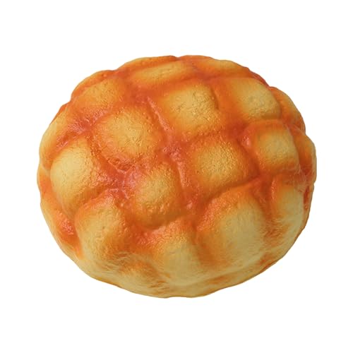 BUKISA Toastscheiben-Stressspielzeug, Quetschbares Stressspielzeug, Sensorisches Fidget-Spielzeug, Ananas-Brötchen/Brötchen/Croissant/Raupen-Spielzeug, Reißfeste Fake-Toast von BUKISA