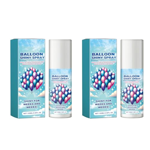 BUMMPI 100 ml Ballonglanz-Spray für Ballonhellungen, schnell auftragen, Ballonaufheller, Spray für dauerhaften Glanz, verbessern von BUMMPI