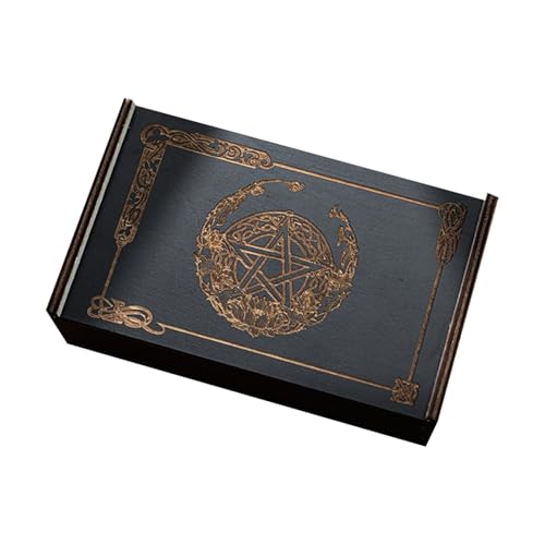 BUMMPI Aufbewahrungsbox Für Tarotkarten Aus Holz Push Pull Aufbewahrungsbox Für Tarotkarten Tragbarer Kartenbehälter Astrologie Schmuckkästchen von BUMMPI