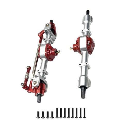 BUMMPI Mehrzweck Stabile Metall Vorder Und Hinterachsen Baugruppe Mit Stahlzahnrädern Für Spielzeug Crawler MN78 MN80 LC79 Bastelbedarf von BUMMPI