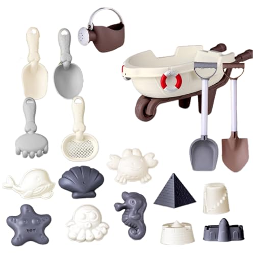 BUMMPI Sand Eimer Spielset Spielzeug Mit Rechen Schaufel Kinder Strand Sandspiel Eimer Spielzeug Kinder Party Sand Strand Spielzeug Outdoor Sandcastle Spielzeug von BUMMPI