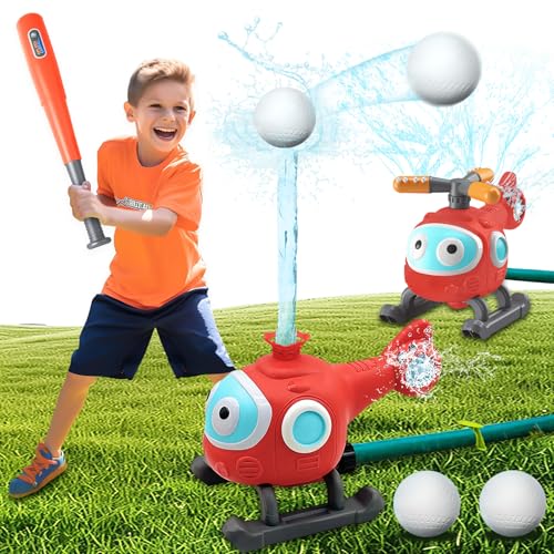 BUOAZR 2-in-1 Wasserspielzeug für den Außenbereich, Flugzeug Wassersprinkler für Kinder, Sprinkler, Wasserspiel, Sommer Rasensprenger für Garten, Pool-Party BUOAZR 2-in-1 Wasserspielzeug für den Außenbereich, Flugzeug Wassersprinkler für Kinder, Sprinkler, Wasserspiel, Sommer Rasensprenger für Garten, Pool-Party von BUOAZR