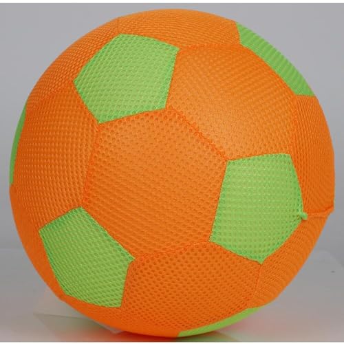 BURI 10x Meshball Spielball aufblasbar 22cm Softball Fußball Kinderball Spielzeug von BURI