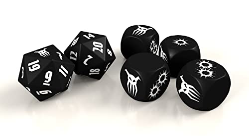 Achtung! Cthulhu 2d20: Black Sun Dice Set von Modiphius