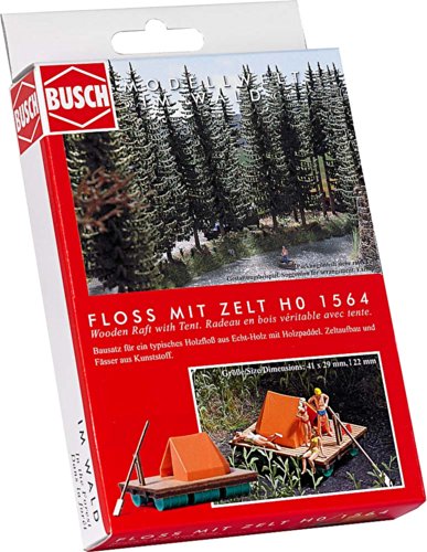 Busch 1564 - Floß mit Zelt von BUSCH