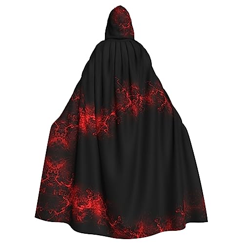 BUULOO Robe Cloak mit Kapuze, für Erwachsene, leicht, für Halloween, Cosplay, Kostüme, Party-Dekoration, Umhang von BUULOO