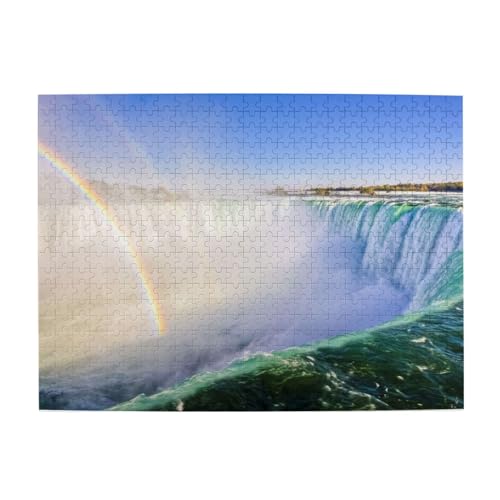 Großes Erwachsenen-Puzzle, Niagarafälle, Bildpuzzle, wiederverwendbar, pädagogisches Puzzle, täglich, Neujahr von BUULOO