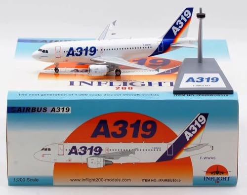 BUY GONE WORLD AIRBUS A319-114 AIRBUS HOUSE FARBEN REG: F-WWAS MIT STÄNDER von BUY GONE WORLD