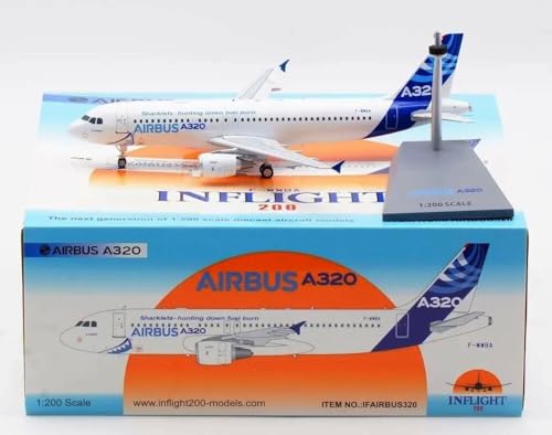 BUY GONE WORLD AIRBUS A320 HAUS FARBEN REG: F-WWBA MIT STÄNDER von BUY GONE WORLD