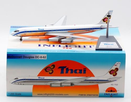 BUY GONE WORLD DOUGLAS DC-8-62CF THAI AIRWAYS INTERNATIONAL REG: HS-TGZ MIT STAND von BUY GONE WORLD